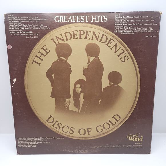 The Independents Discs of Gold Vinyl Record 1974 - Picture 2 of 7